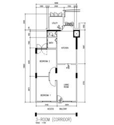 Blk 12 MARSILING LANE (Woodlands), HDB 3 Rooms #176792532